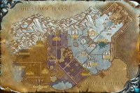 Northrend mapa - world of warcraft